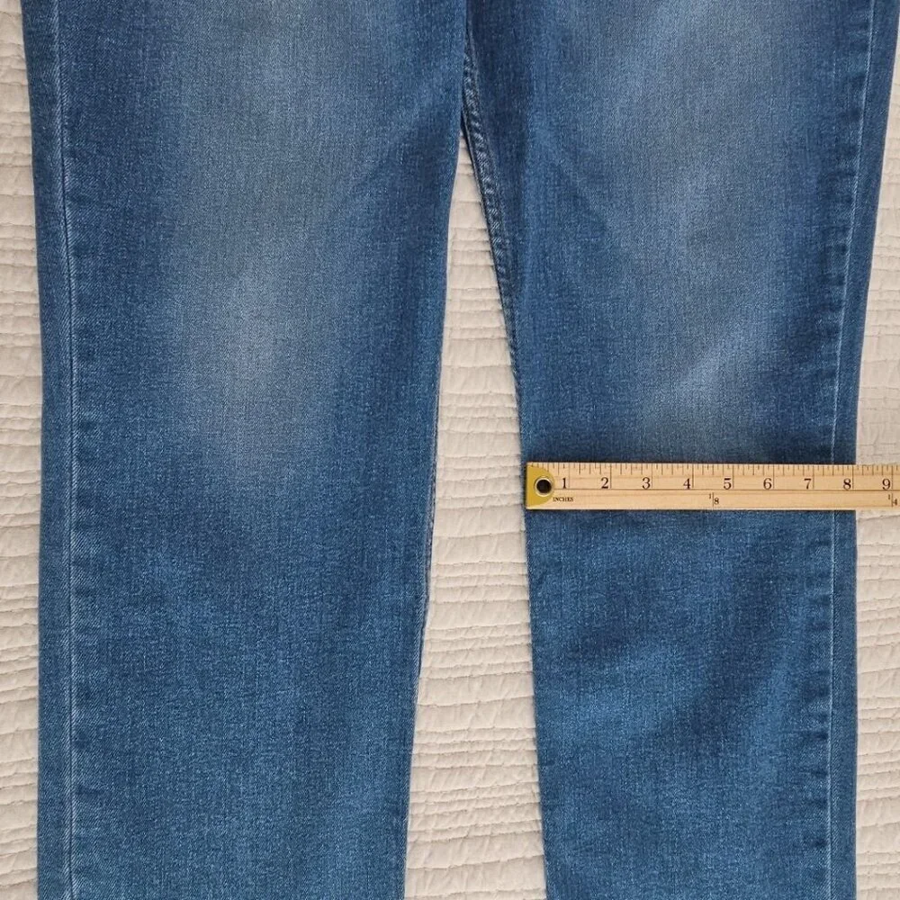Levi's 511 Jeans Men's 40x30 Light Wash Straight Leg Stretch Classic‎ Denim EUC